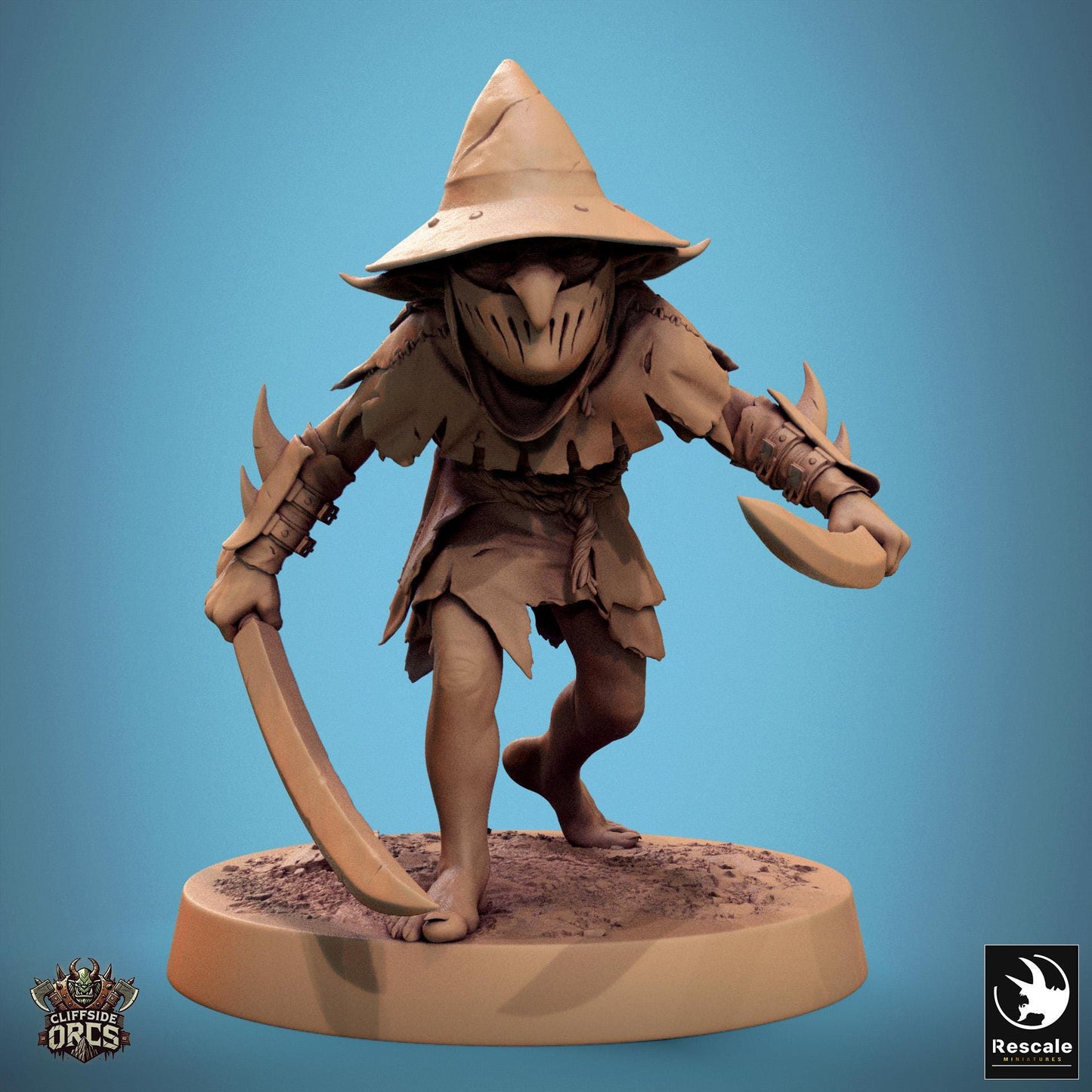 Goblins 1 - Resin Miniature - Tabletop miniature - Fantasy Miniature - 32mm - D&D - Sci-fi Miniature - Papsikel DnD