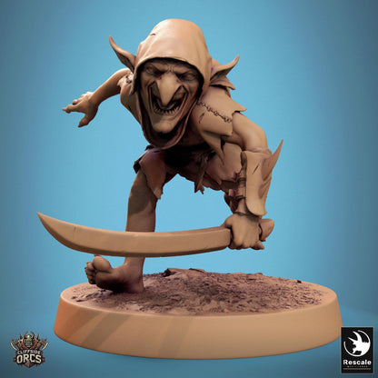 Goblins 1 - Resin Miniature - Tabletop miniature - Fantasy Miniature - 32mm - D&D - Sci-fi Miniature - Papsikel DnD