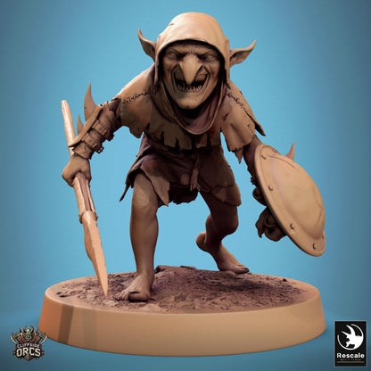 Goblins 2 - Resin Miniature - Tabletop miniature - Fantasy Miniature - 32mm - D&D - Sci-fi Miniature - Papsikel DnD