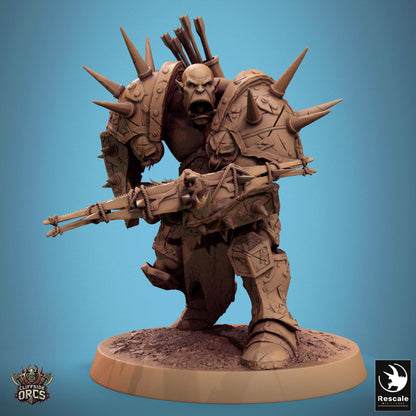 Infantry Orcs 1 - Resin Miniature - Tabletop miniature - Fantasy Miniature - 32mm - D&D - Sci-fi Miniature - Papsikel DnD