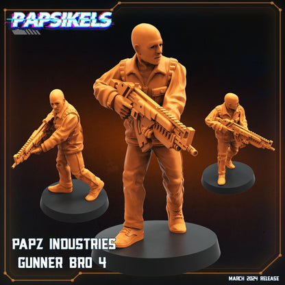 Gunner Bros - Resin Miniature - Tabletop miniature - Fantasy Miniature - 32mm - D&D - Sci-fi Miniature - Papsikel