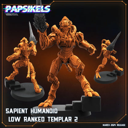Sapient Humanoids - Resin Miniature - Tabletop miniature - Fantasy Miniature - 32mm - D&D - Sci-fi Miniature - Papsikel