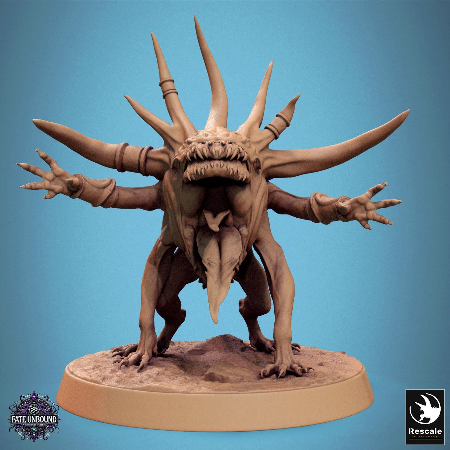 Devilish 2 - Resin Miniature - Tabletop miniature - Fantasy Miniature - 32mm - D&D - Sci-fi Miniature - Papsikel DnD