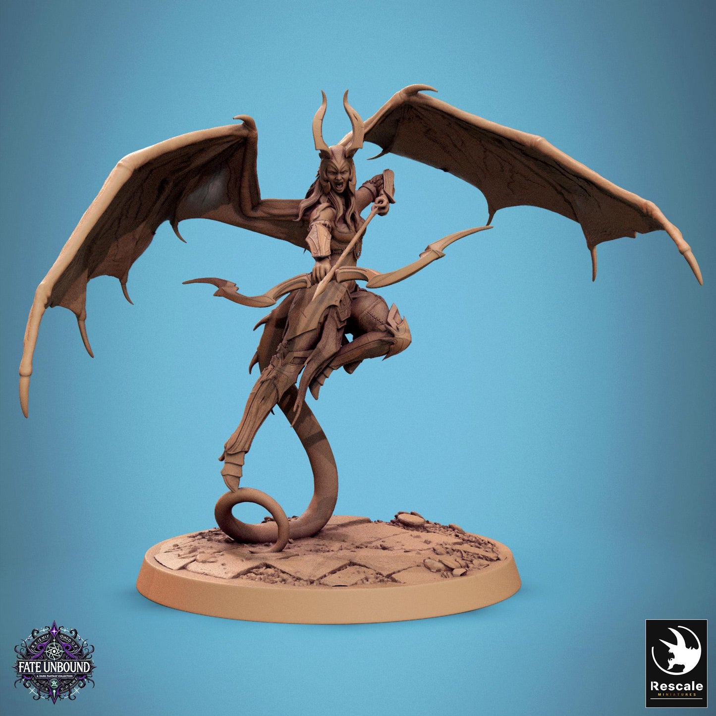 Cambion - Resin Miniature - Tabletop miniature - Fantasy Miniature - 32mm - D&D - Sci-fi Miniature - Papsikel DnD