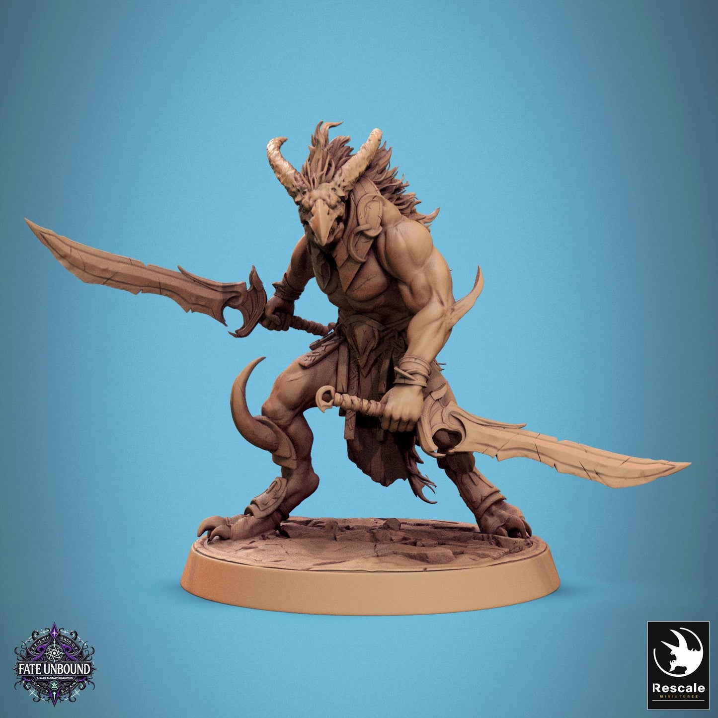 Skorath -  Resin Miniature - Tabletop  miniature - Fantasy Miniature - 32mm - D&D -  Sci-fi Miniature - Papsikel DnD