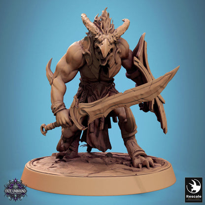 Skorath 1 -  Resin Miniature - Tabletop  miniature - Fantasy Miniature - 32mm - D&D -  Sci-fi Miniature - Papsikel DnD