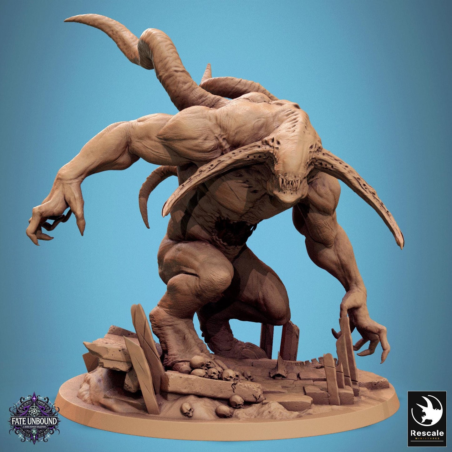 Malgorth - Resin Miniature - Tabletop miniature - Fantasy Miniature - 32mm - D&D - Sci-fi Miniature - Papsikel DnD