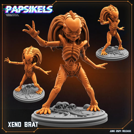 Xeno Brat - Resin Miniature - Tabletop miniature - Fantasy Miniature - 32mm - D&D - Sci-fi Miniature - Papsikel