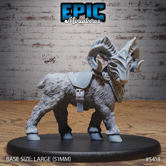 Goats - Resin Miniature - Tabletop miniature - Fantasy Miniature - 32mm - D&D - Sci-fi Miniature