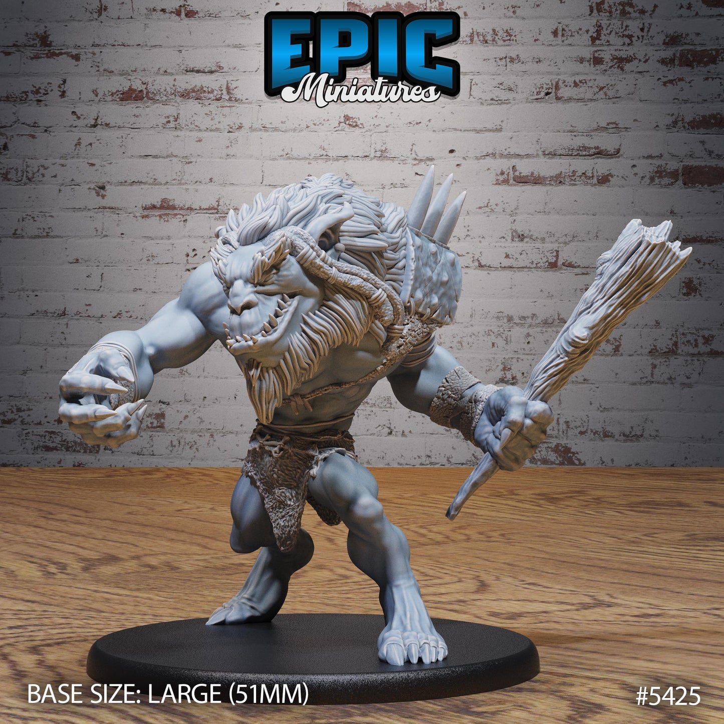 Longneck Trolls - Resin Miniature - Tabletop miniature - Fantasy Miniature - 32mm - D&D - Sci-fi Miniature