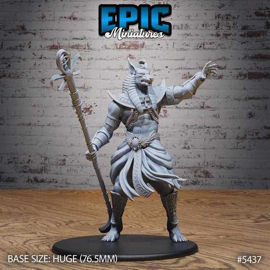 Anubis - Resin Miniature - Tabletop miniature - Fantasy Miniature - 32mm - D&D - Sci-fi Miniature