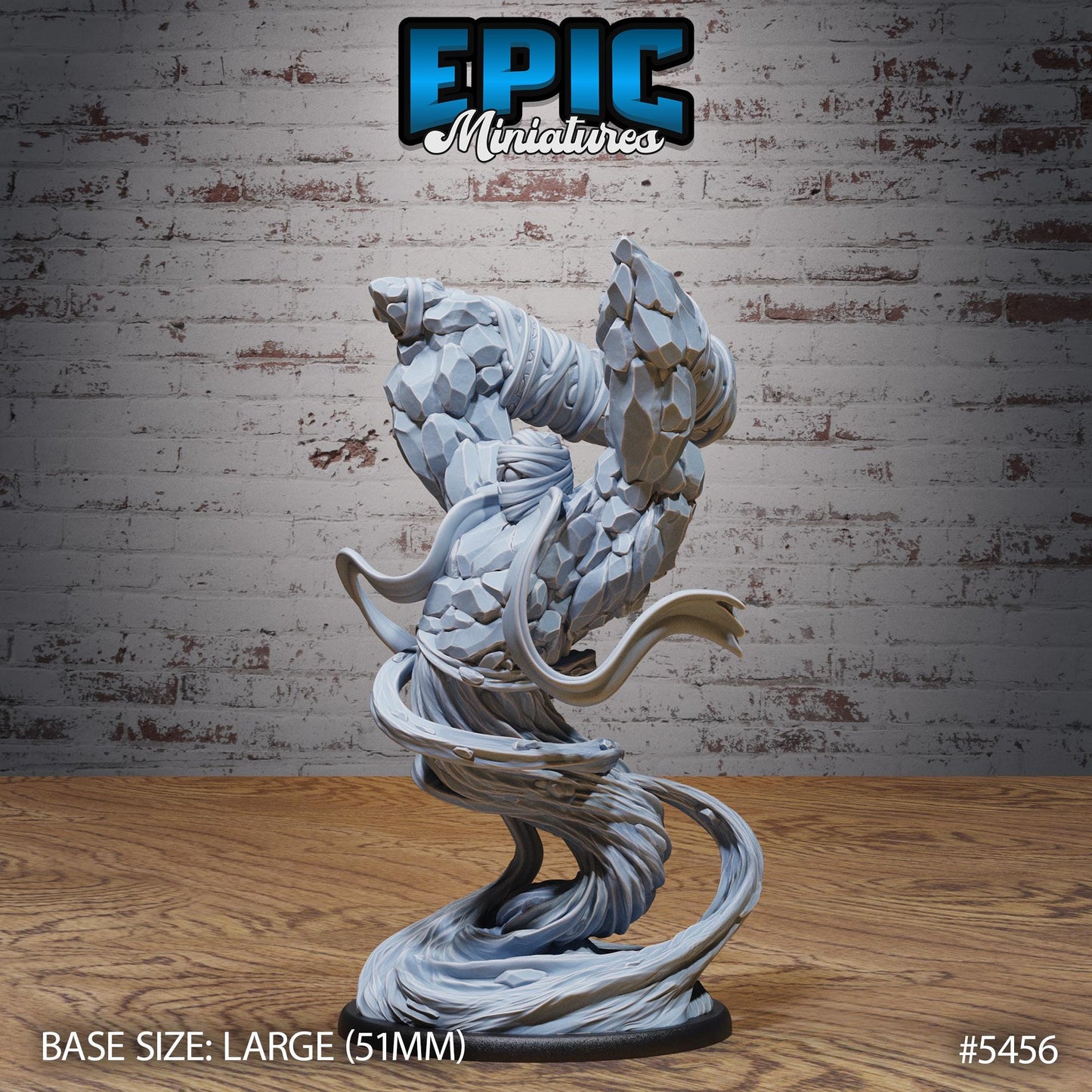 Desert Golem -  Resin Miniature - Tabletop  miniature - Fantasy Miniature - 32mm - D&D -  Sci-fi Miniature