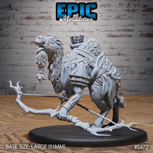 Camel Folk -  Resin Miniature - Tabletop  miniature - Fantasy Miniature - 32mm - D&D -  Sci-fi Miniature