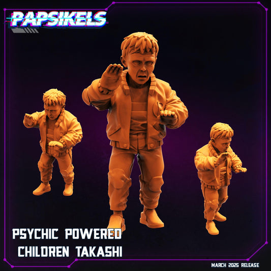 Psychic Childrens -  Resin Miniature - Tabletop  miniature - Fantasy Miniature - 32mm - D&D -  Sci-fi Miniature - Papsikel