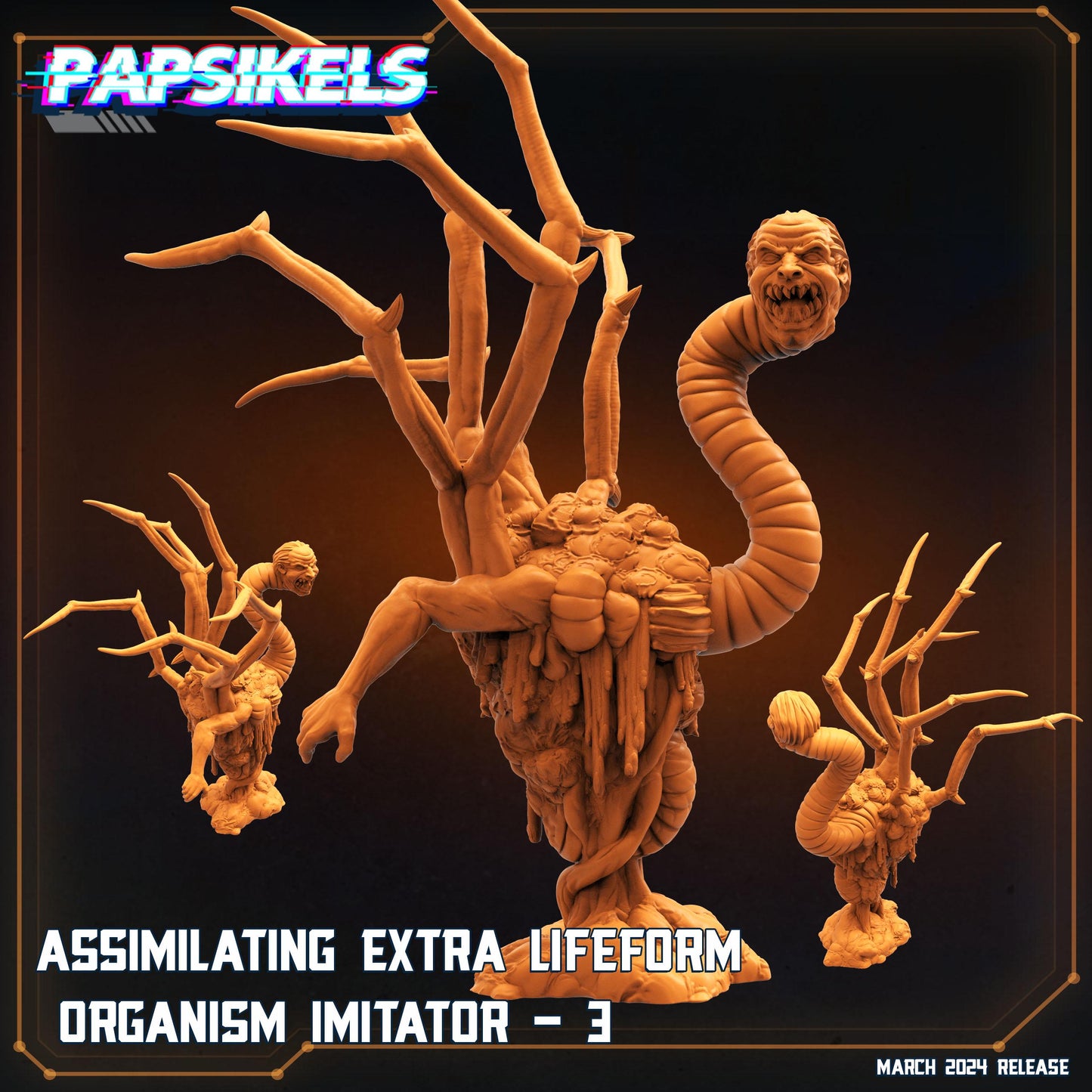 Extra Lifeforms -  Resin Miniature - Tabletop  miniature - Fantasy Miniature - 32mm - D&D -  Sci-fi Miniature - Papsikel