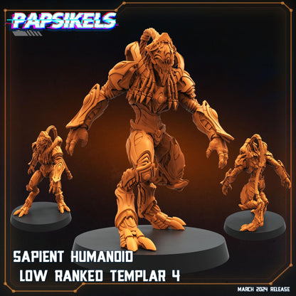 Sapient Humanoids -  Resin Miniature - Tabletop  miniature - Fantasy Miniature - 32mm - D&D -  Sci-fi Miniature - Papsikel