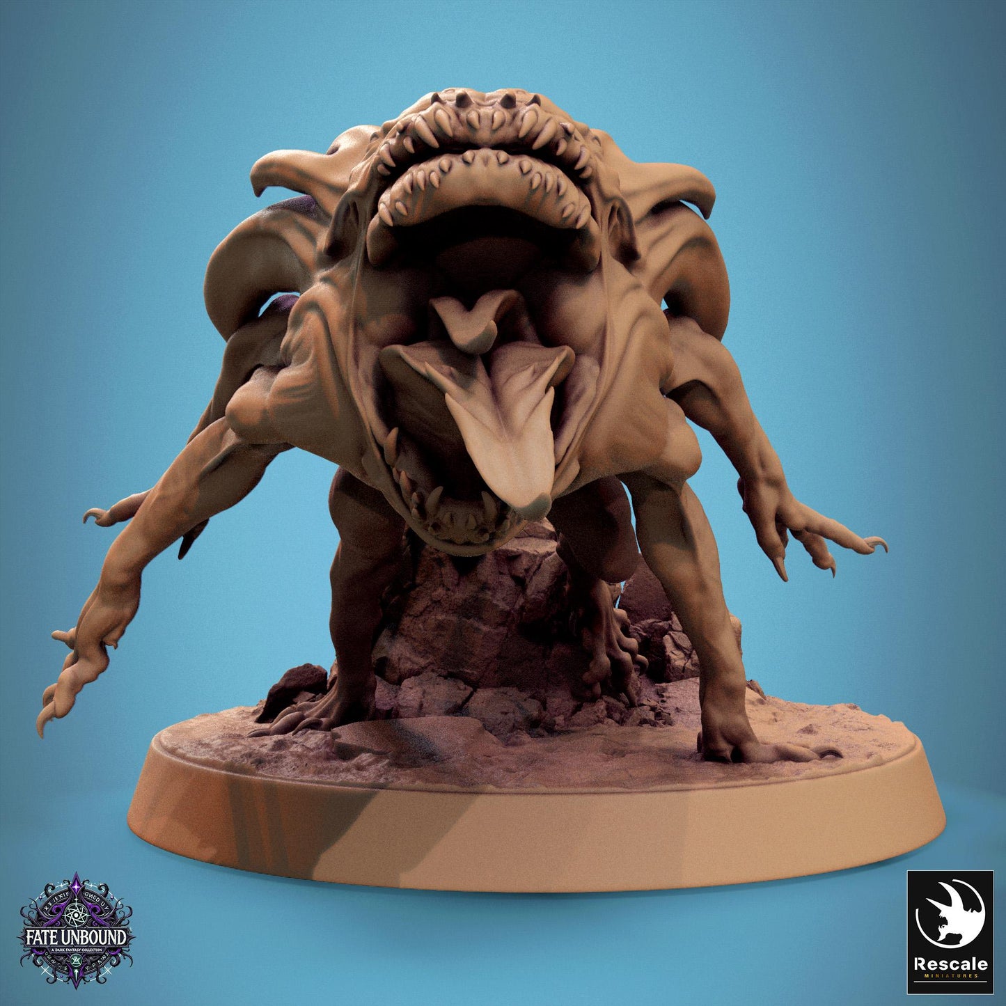 Devilish 1 -  Resin Miniature - Tabletop  miniature - Fantasy Miniature - 32mm - D&D -  Sci-fi Miniature - Papsikel DnD