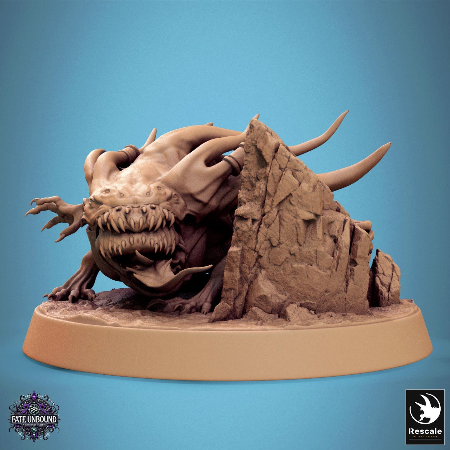 Devilish 1 -  Resin Miniature - Tabletop  miniature - Fantasy Miniature - 32mm - D&D -  Sci-fi Miniature - Papsikel DnD