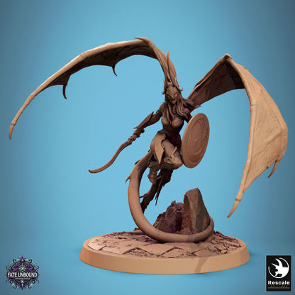 Cambion - Resin Miniature - Tabletop miniature - Fantasy Miniature - 32mm - D&D - Sci-fi Miniature - Papsikel DnD