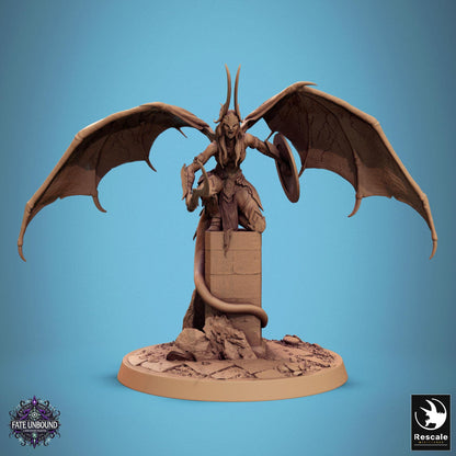 Cambion - Resin Miniature - Tabletop miniature - Fantasy Miniature - 32mm - D&D - Sci-fi Miniature - Papsikel DnD