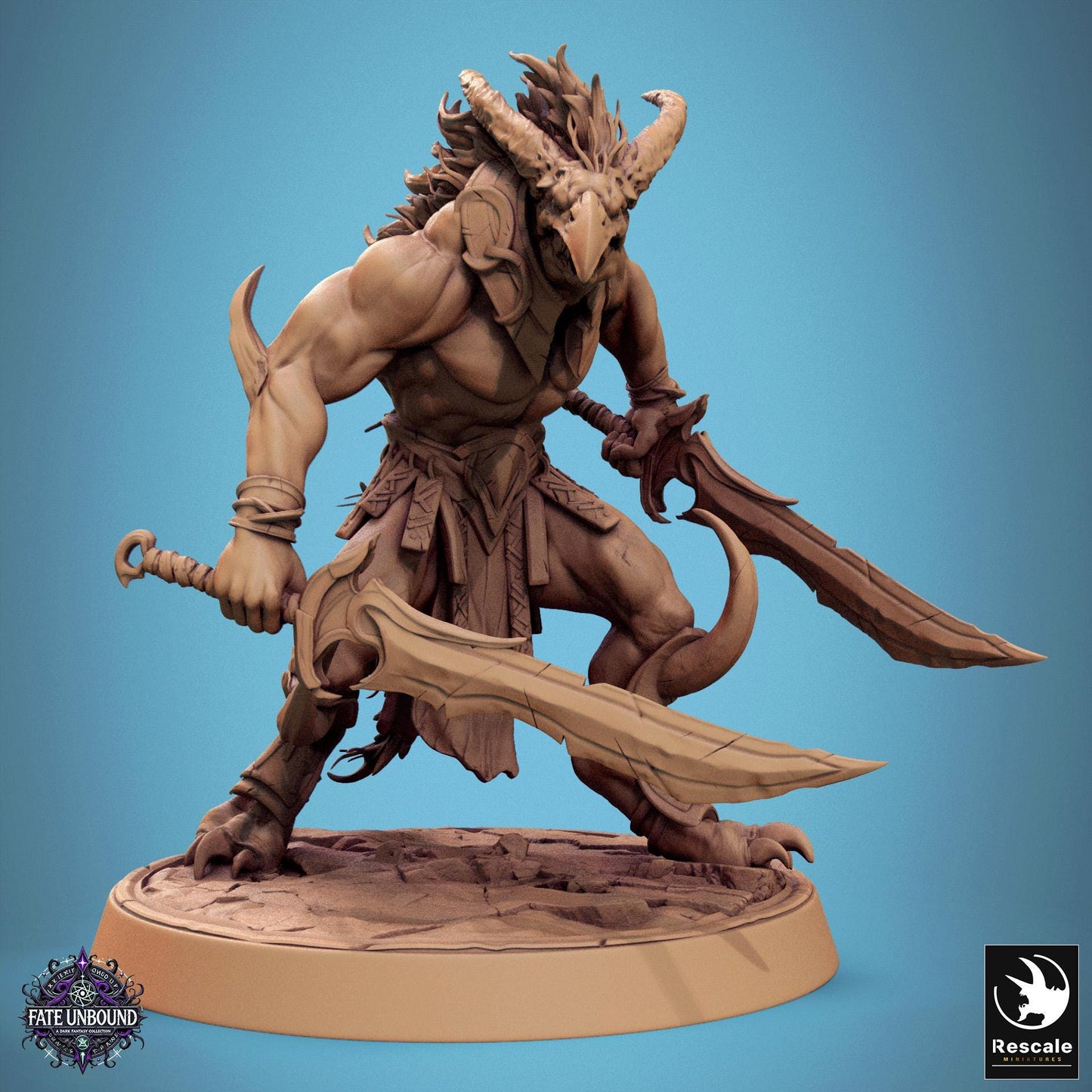 Skorath -  Resin Miniature - Tabletop  miniature - Fantasy Miniature - 32mm - D&D -  Sci-fi Miniature - Papsikel DnD