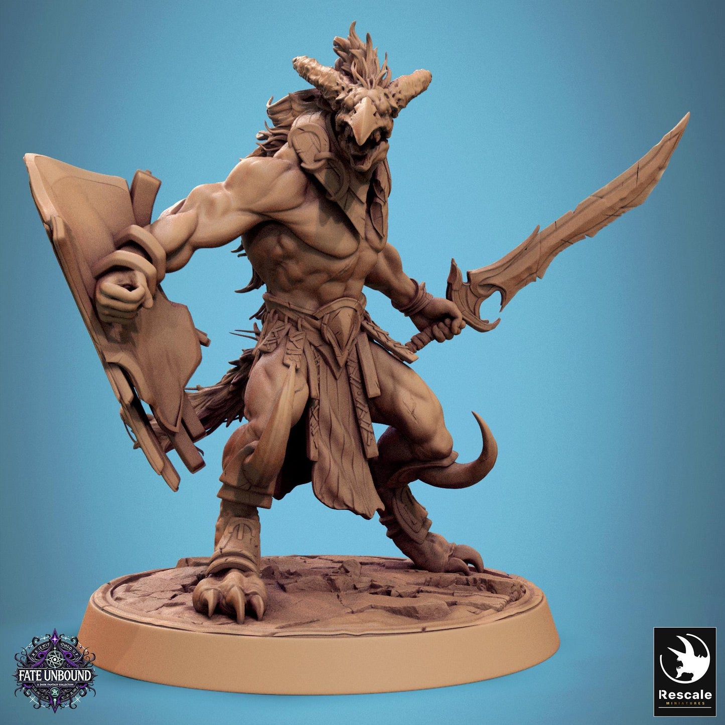 Skorath 1 -  Resin Miniature - Tabletop  miniature - Fantasy Miniature - 32mm - D&D -  Sci-fi Miniature - Papsikel DnD