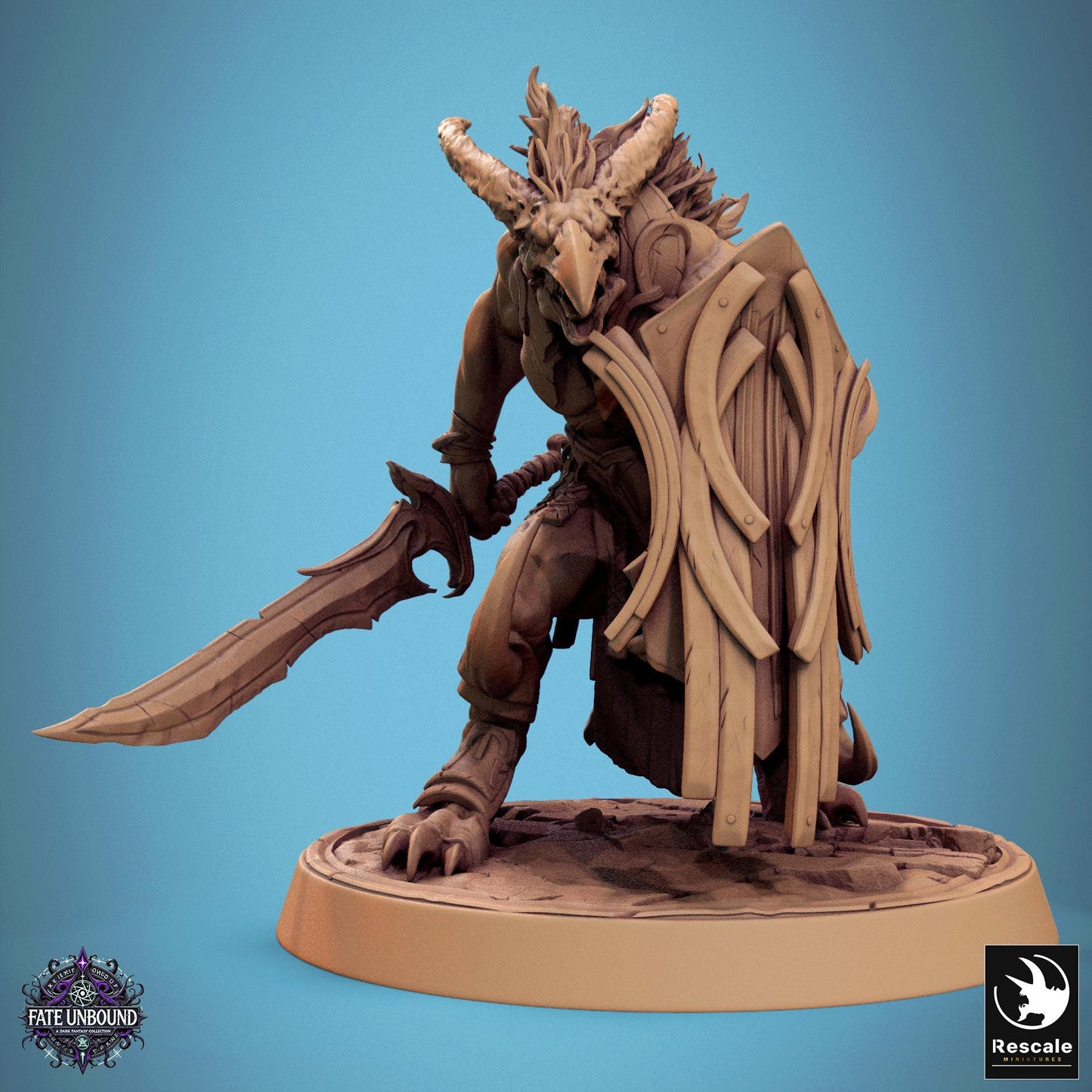 Skorath 1 - Resin Miniature - Tabletop miniature - Fantasy Miniature - 32mm - D&D - Sci-fi Miniature - Papsikel DnD