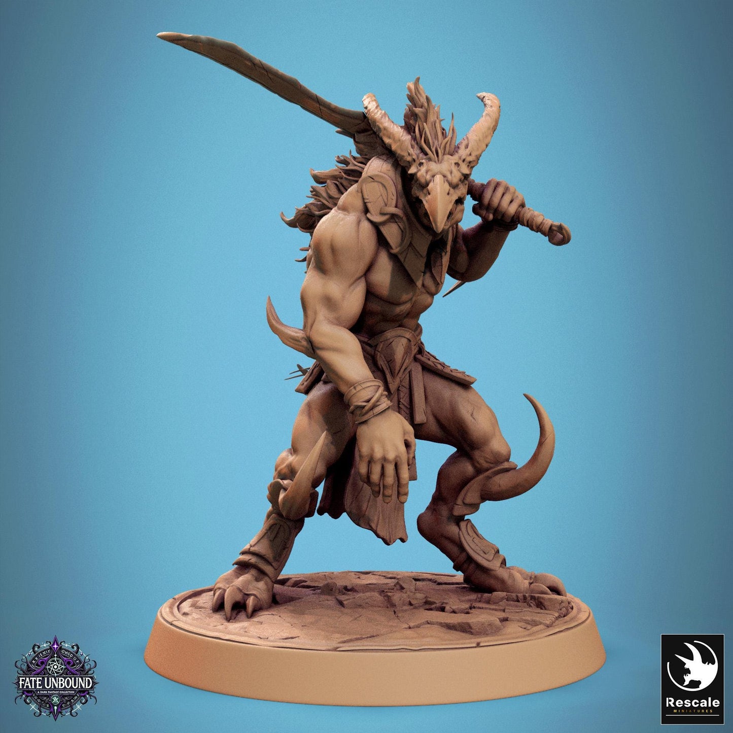 Skorath 1 - Resin Miniature - Tabletop miniature - Fantasy Miniature - 32mm - D&D - Sci-fi Miniature - Papsikel DnD