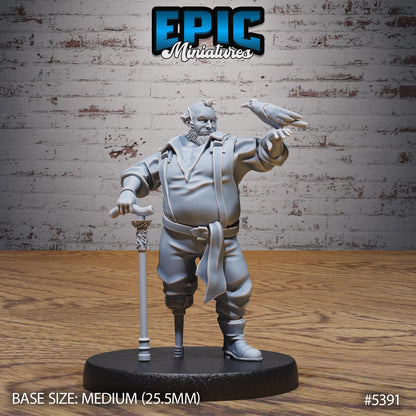 Hut Owner -  Resin Miniature - Tabletop  miniature - Fantasy Miniature - 32mm - D&D -  Sci-fi Miniature