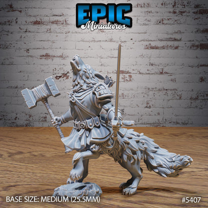 Shepard Dogs -  Resin Miniature - Tabletop  miniature - Fantasy Miniature - 32mm - D&D -  Sci-fi Miniature