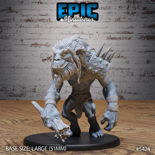 Longneck Trolls -  Resin Miniature - Tabletop  miniature - Fantasy Miniature - 32mm - D&D -  Sci-fi Miniature