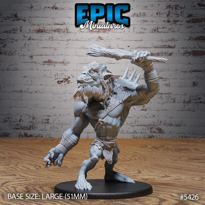 Longneck Trolls -  Resin Miniature - Tabletop  miniature - Fantasy Miniature - 32mm - D&D -  Sci-fi Miniature
