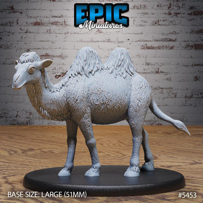 Camel -  Resin Miniature - Tabletop  miniature - Fantasy Miniature - 32mm - D&D -  Sci-fi Miniature