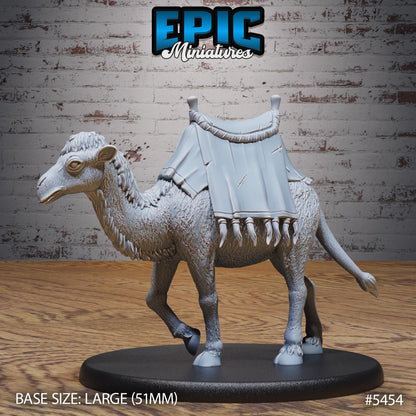 Camel -  Resin Miniature - Tabletop  miniature - Fantasy Miniature - 32mm - D&D -  Sci-fi Miniature