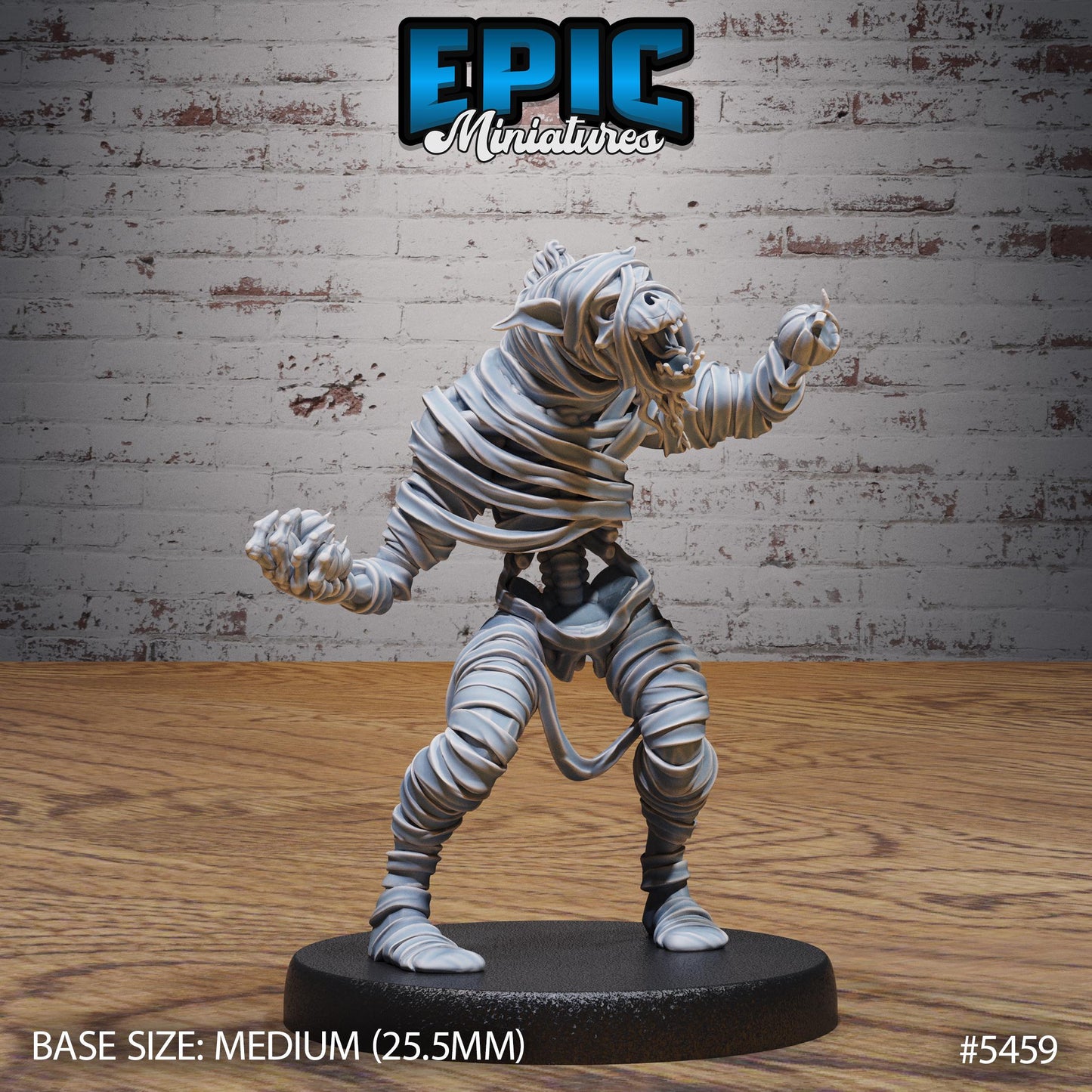 Gnoll Mummy -  Resin Miniature - Tabletop  miniature - Fantasy Miniature - 32mm - D&D -  Sci-fi Miniature