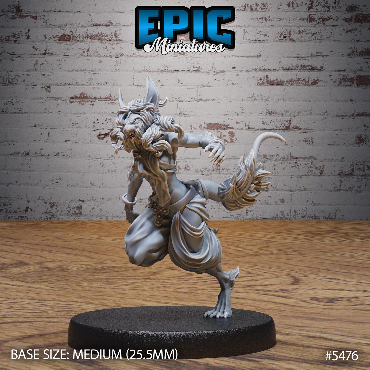 Lynx -  Resin Miniature - Tabletop  miniature - Fantasy Miniature - 32mm - D&D -  Sci-fi Miniature