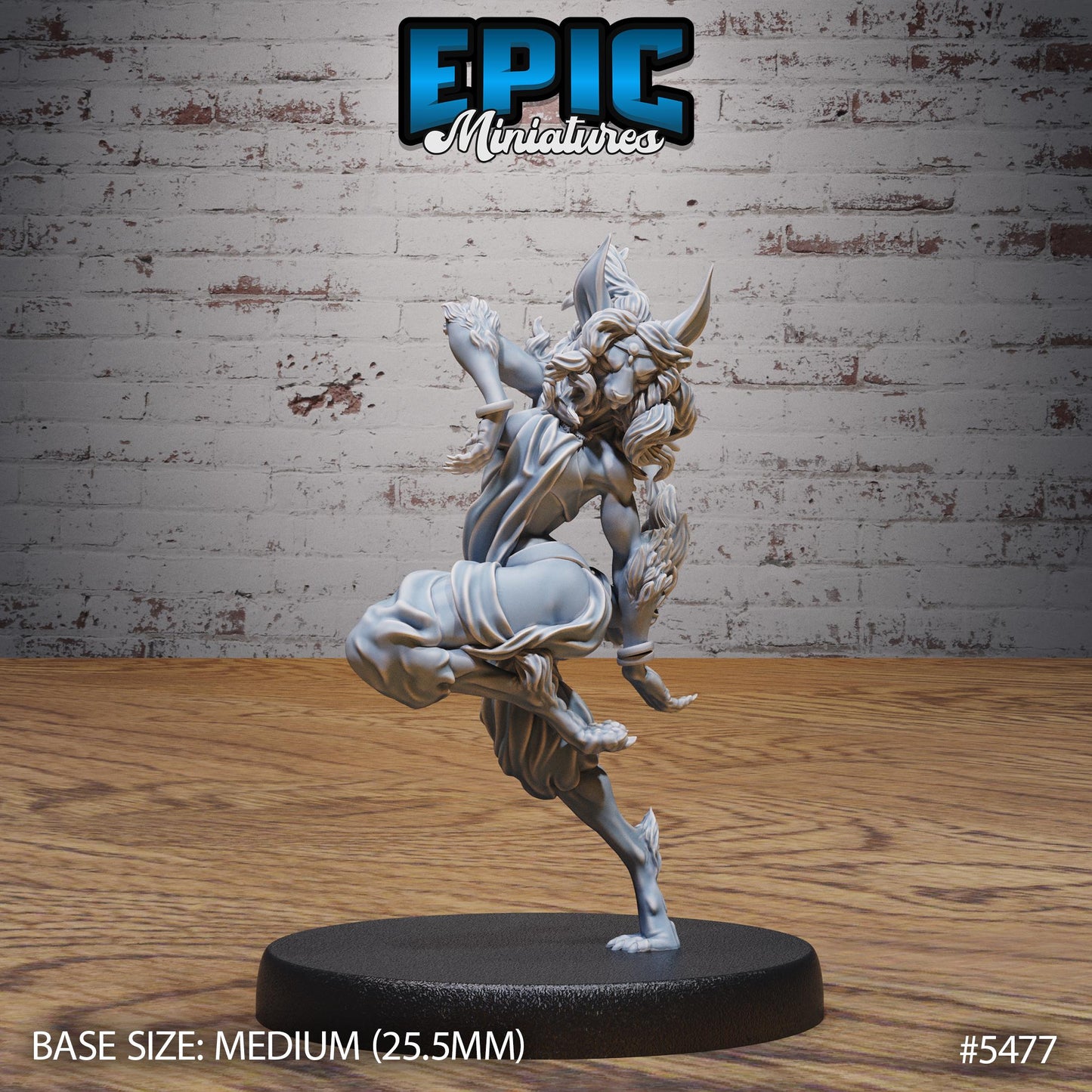 Lynx -  Resin Miniature - Tabletop  miniature - Fantasy Miniature - 32mm - D&D -  Sci-fi Miniature