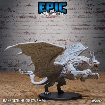 Dragon -  Resin Miniature - Tabletop  miniature - Fantasy Miniature - 32mm - D&D -  Sci-fi Miniature