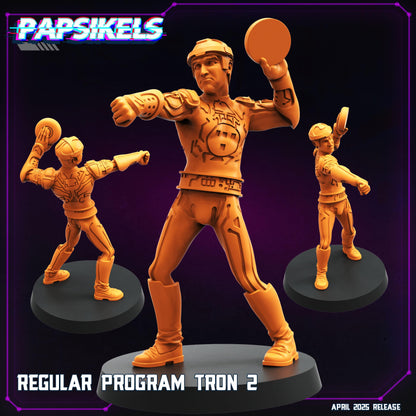 Tron - Resin Miniature - Tabletop miniature - Fantasy Miniature - 32mm - D&D - Sci-fi Miniature - Papsikel