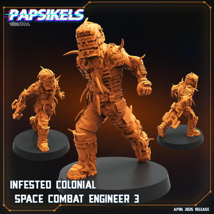 Infested colonial -  Resin Miniature - Tabletop  miniature - Fantasy Miniature - 32mm - D&D -  Sci-fi Miniature - Papsikel