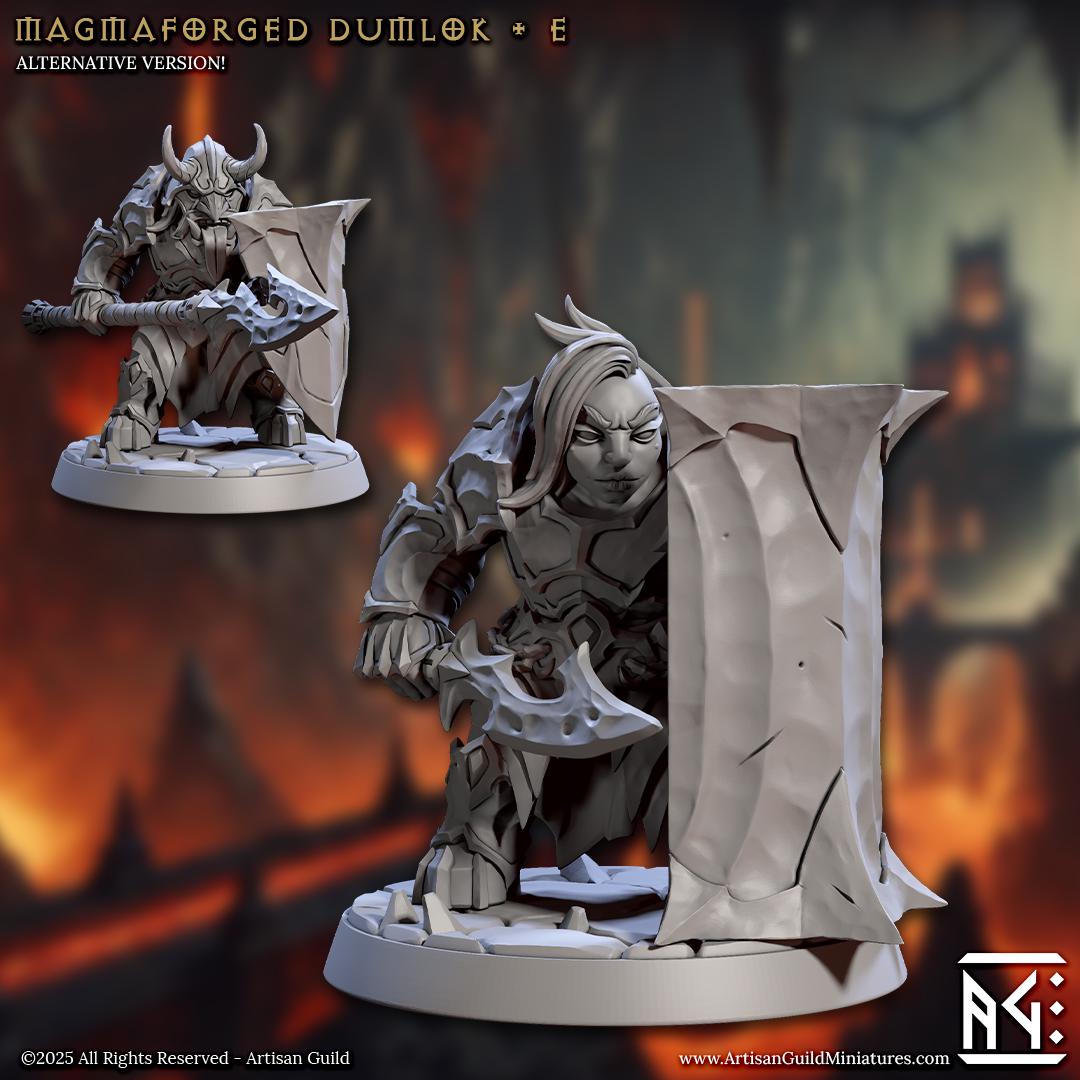 Dumlok - 3D Printed Miniature - Fantasy Miniature -Tabletop  Miniature - Tabletop Miniature - D&D - Artisan Guild DnD
