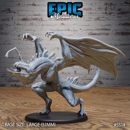 Angel Drake -  Resin Miniature - Tabletop  miniature - Fantasy Miniature - 32mm - D&D -  Sci-fi Miniature - Rescale