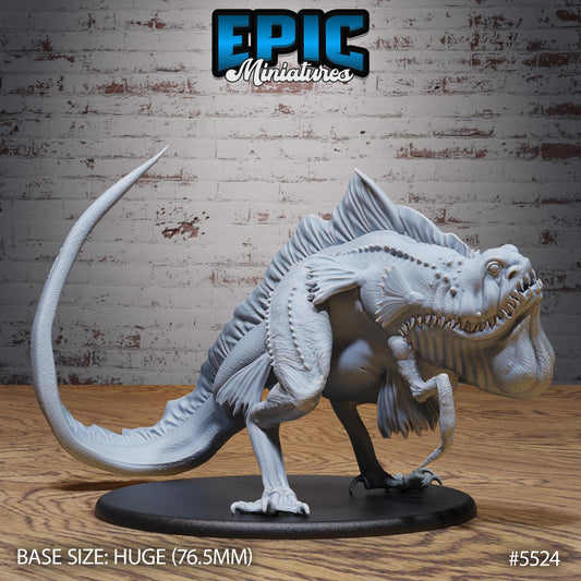Deep Sea Lizard - Resin Miniature - Tabletop miniature - Fantasy Miniature - 32mm - D&D - Sci-fi Miniature - Rescale