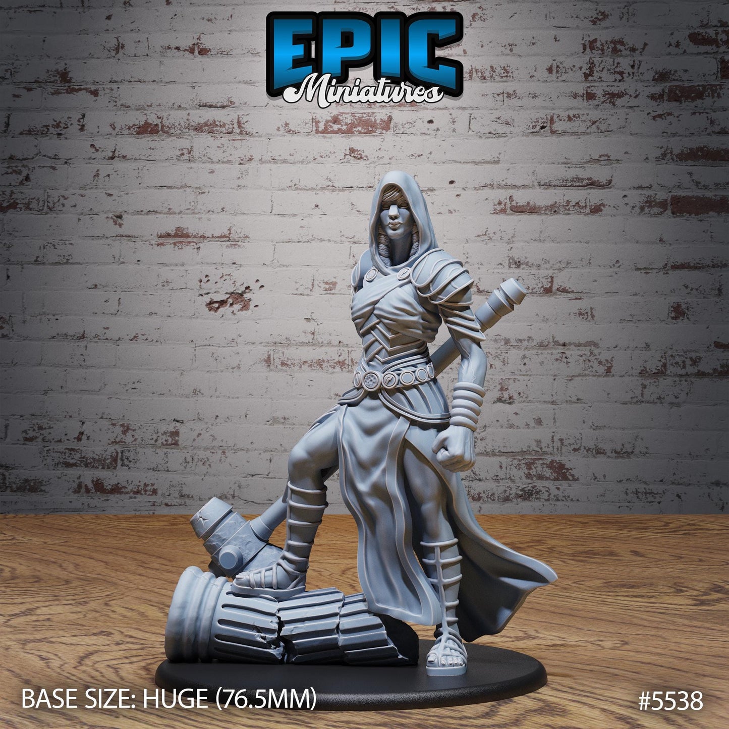 Storm Giantess -  Resin Miniature - Tabletop  miniature - Fantasy Miniature - 32mm - D&D -  Sci-fi Miniature - Rescale