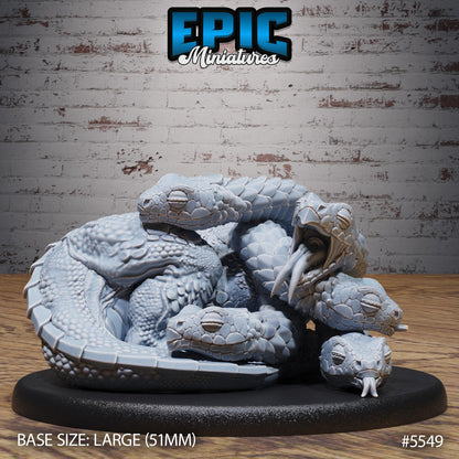 Baby Hydra -  Resin Miniature - Tabletop  miniature - Fantasy Miniature - 32mm - D&D -  Sci-fi Miniature - Rescale