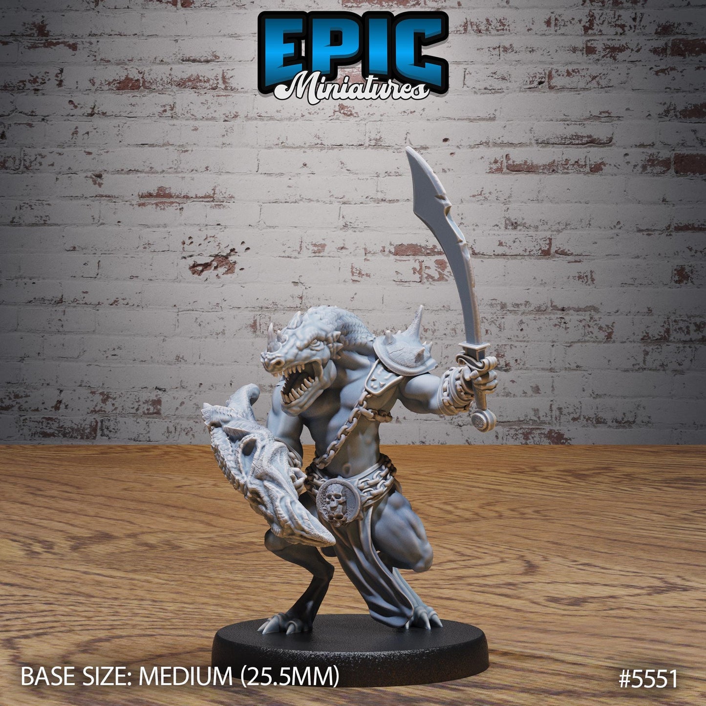 BluDragon -  Resin Miniature - Tabletop  miniature - Fantasy Miniature - 32mm - D&D -  Sci-fi Miniature - Rescale