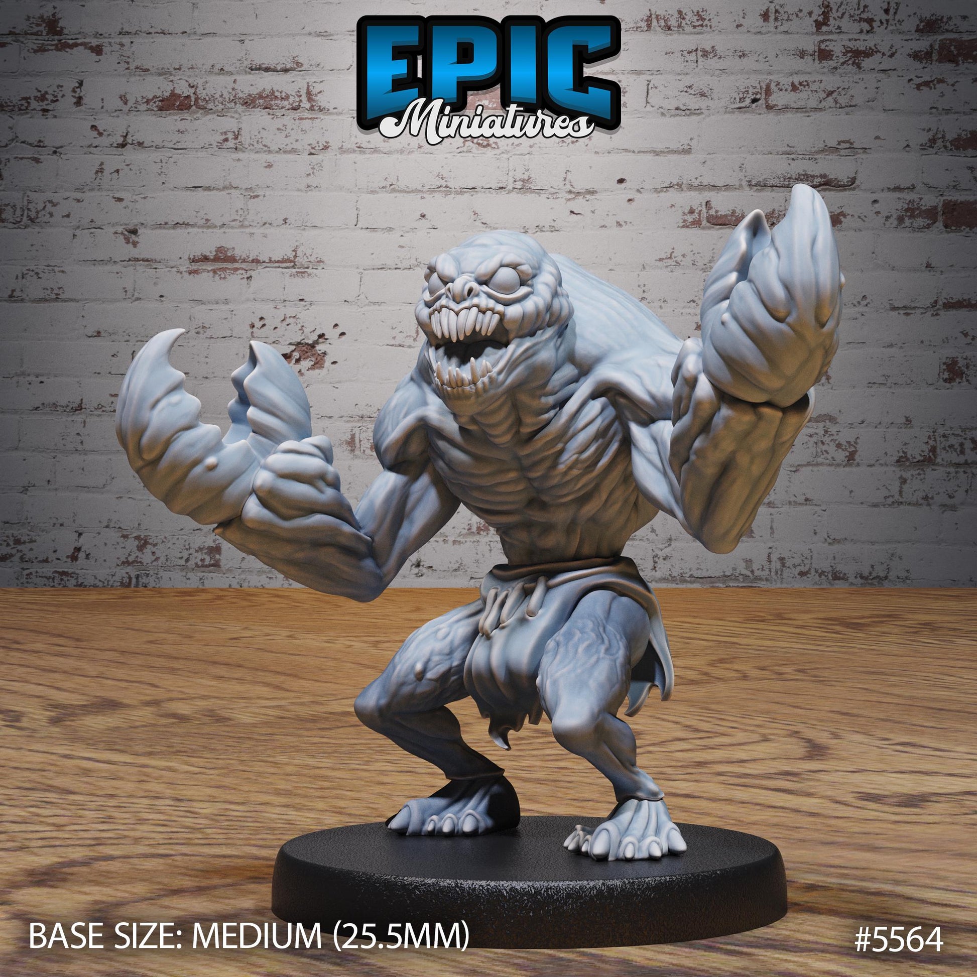 Meenlock - Resin Miniature - Tabletop miniature - Fantasy Miniature - 32mm - D&D - Sci-fi Miniature - Rescale