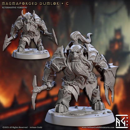 Dumlok - 3D Printed Miniature - Fantasy Miniature -Tabletop Miniature - Tabletop Miniature - D&D - Artisan Guild DnD