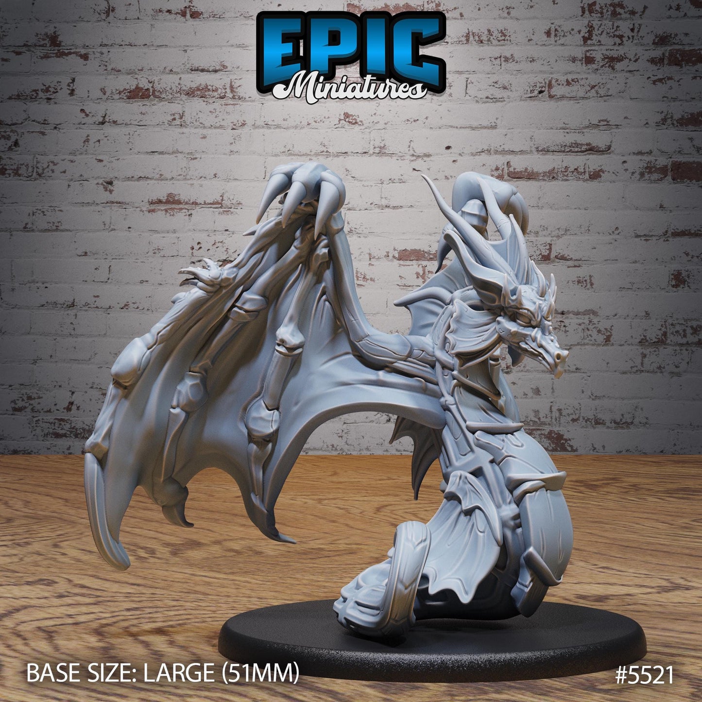 Seahorse - Resin Miniature - Tabletop miniature - Fantasy Miniature - 32mm - D&D - Sci-fi Miniature - Rescale