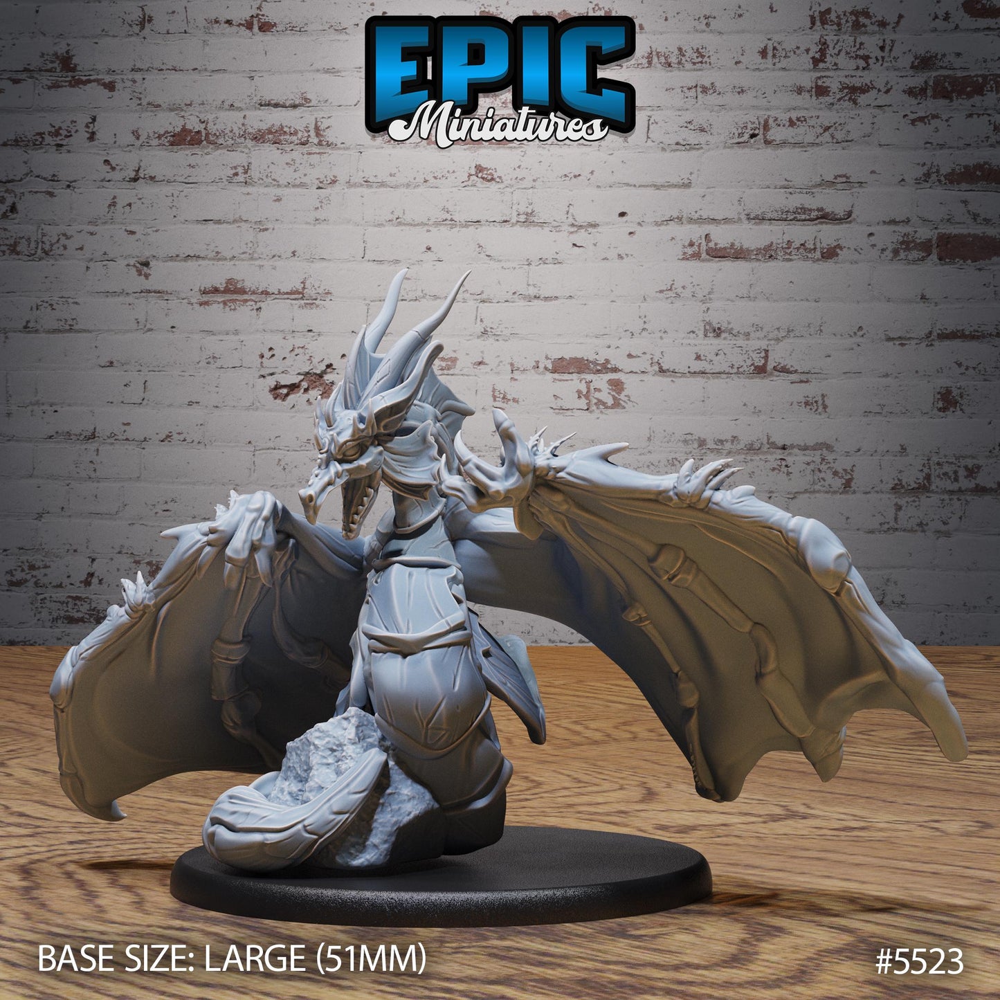 Seahorse -  Resin Miniature - Tabletop  miniature - Fantasy Miniature - 32mm - D&D -  Sci-fi Miniature - Rescale